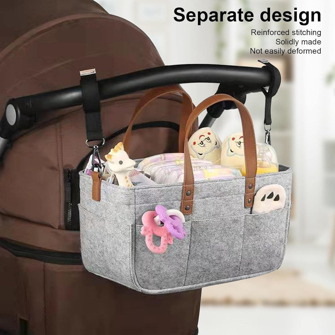 Baby Windel Filztasche, Grosse Wickeltasche Aus Weichem Filz,Multifunktionale Tragbare Windelaufbewa