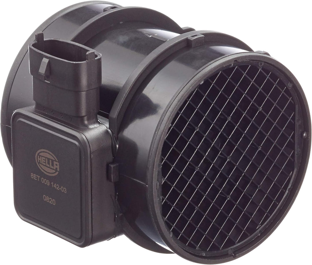 HELLA 8ET 009 142-031 Luftmassenmesser - Rohrstutzen & 5DA 358 000-041 Zündspule - 12V - 5-polig - B