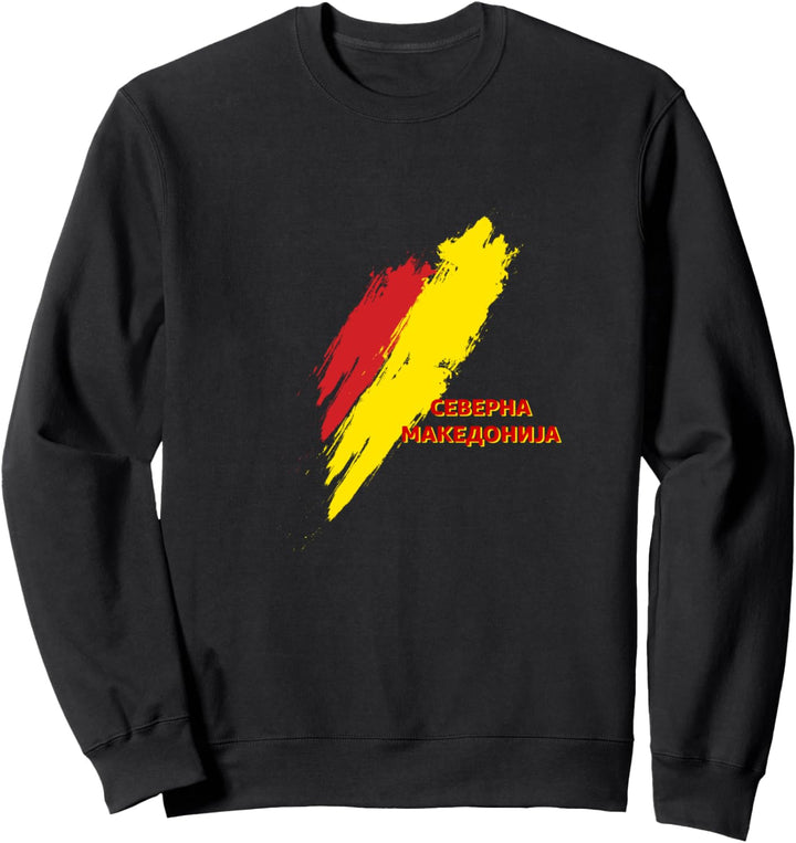 Flagge Mazedonien Sweatshirt