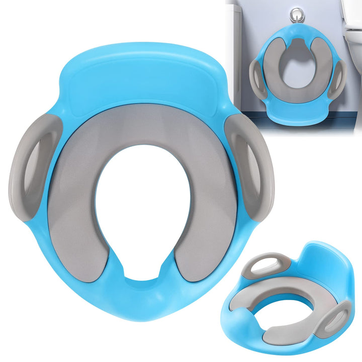 Kinder Toilettensitz WC Sitz, Baby Training Toilettentrainer, Kloaufsatz Kinder mit Anti-Rutsch Grif