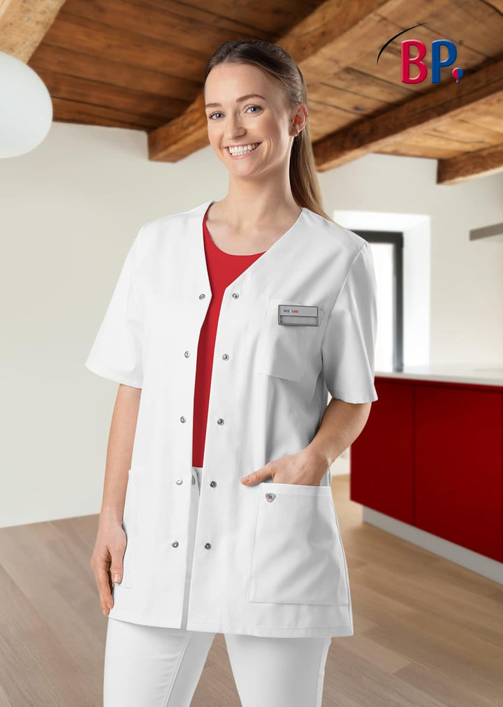 BP 1657-400-21-XSn Unisex-Jacke, 1/2 Ärmel mit Stehkragen und verdecktem Druckknopfband, 215,00 g/m²