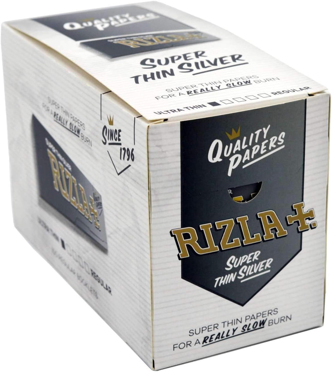Rizla Regular Silver Zigarettenpapier, 50 Heftchen, lose