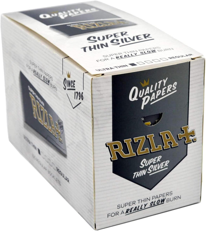 Rizla Regular Silver Zigarettenpapier, 50 Heftchen, lose