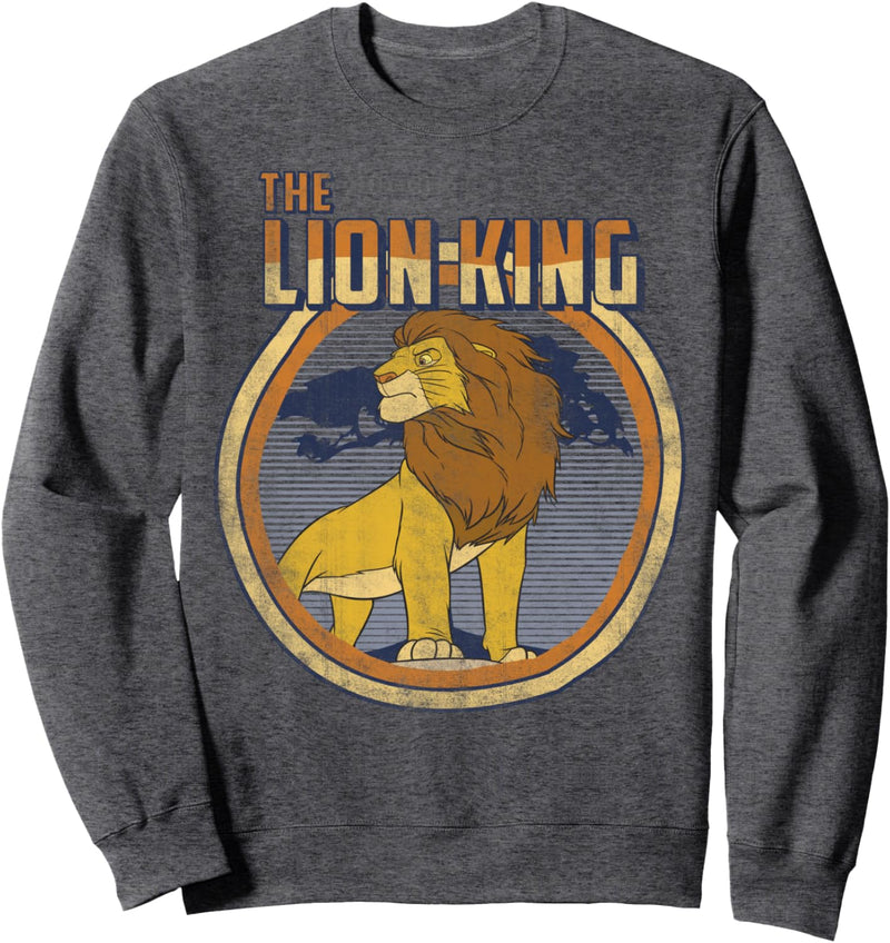 Disney The Lion King Simba Title Circle Portrait Sweatshirt