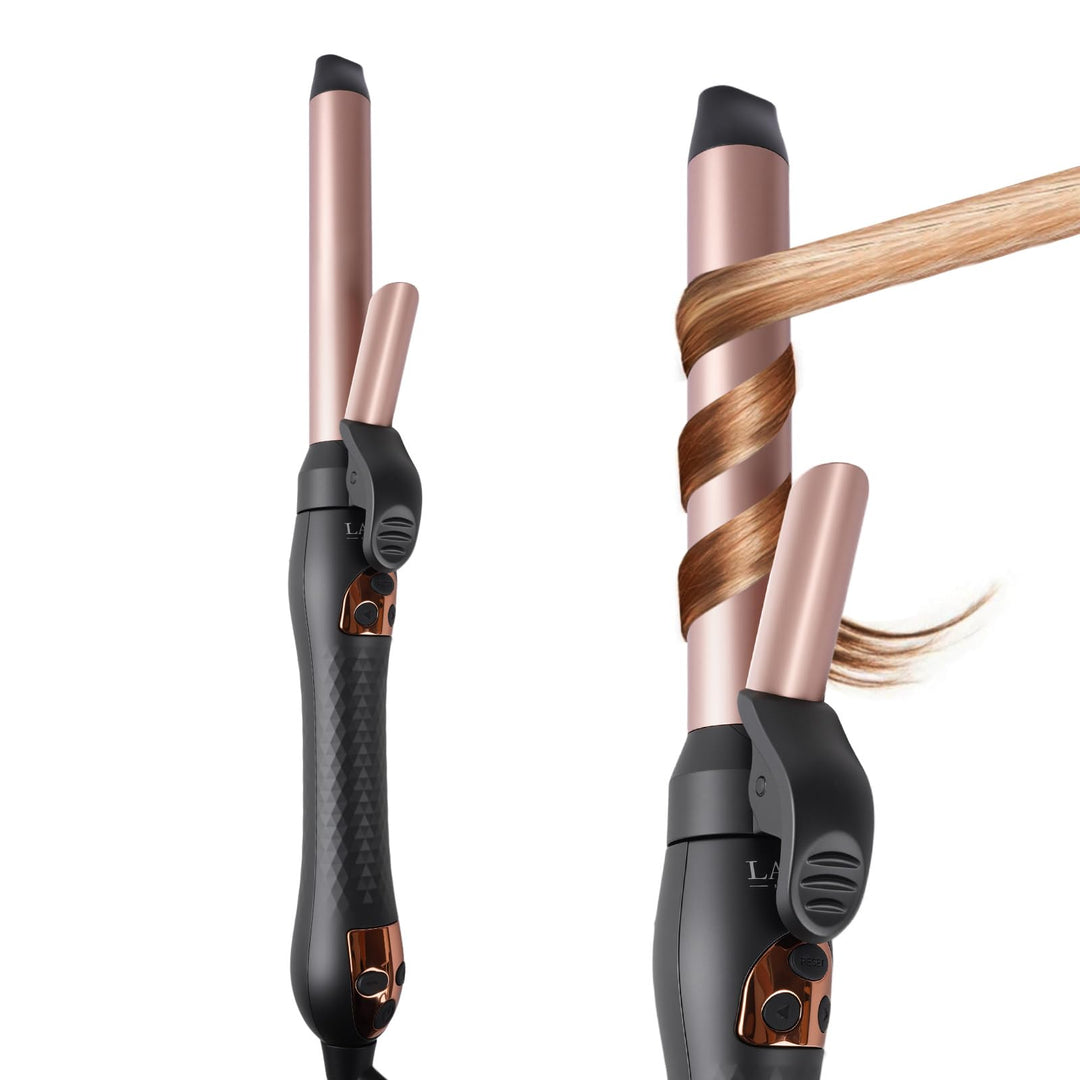 LANDOT Rotierender Lockenstab grosse Locken Automatisch: Automatischer Lockenstäbe Curling Iron 25mm