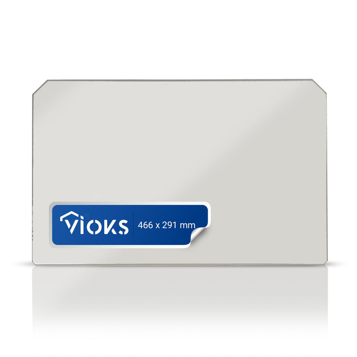 VIOKS Ablage Einlegeboden Regal Ersatz für Indеsit Arіstоn C00280888 & Whirlpoоl 488000628266 - Glas