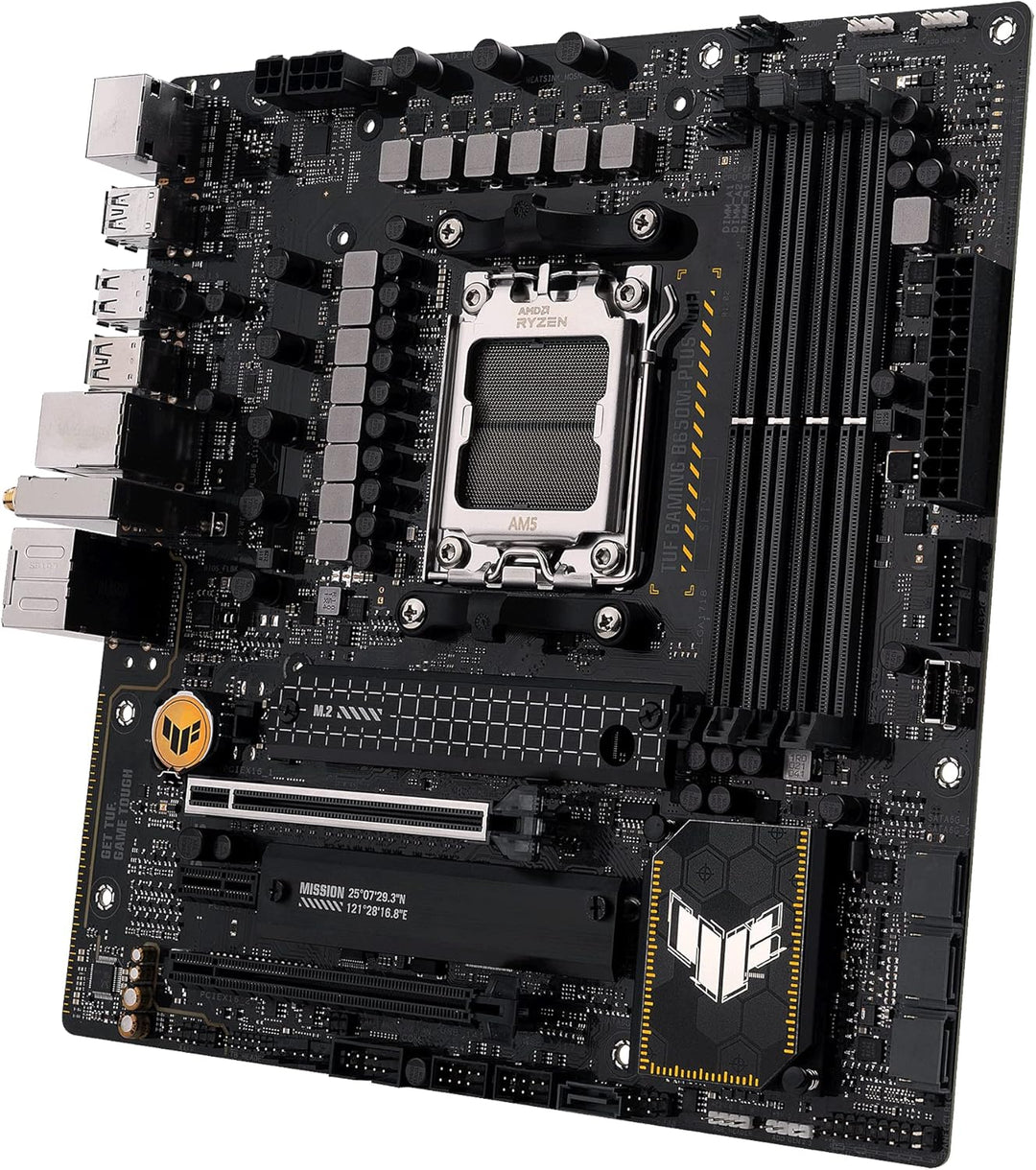 ASUS TUF GAMING B650M-PLUS WIFI Mainboard Sockel AMD AM5 (Ryzen 7000, micro-ATX, PCIe 5.0, DDR5-Spei