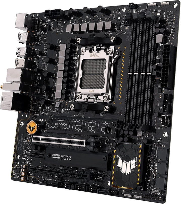 ASUS TUF GAMING B650M-PLUS WIFI Mainboard Sockel AMD AM5 (Ryzen 7000, micro-ATX, PCIe 5.0, DDR5-Spei