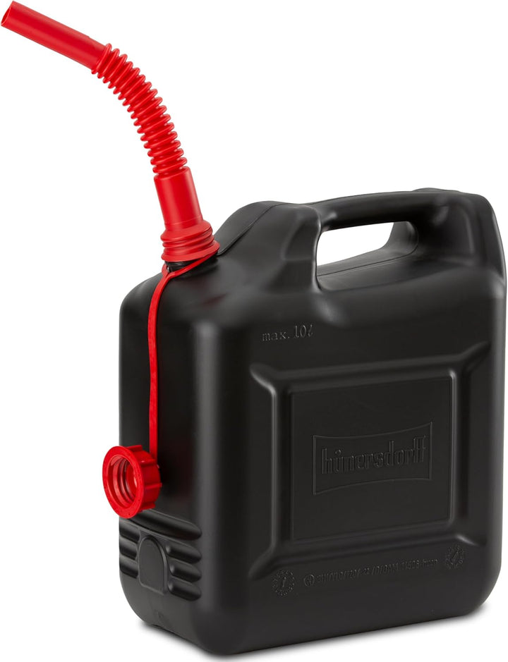 hünersdorff Kraftstoff-Kanister 862800 COMPACT 10l für Benzin, Diesel und andere Gefahrgüter, UN-Zul