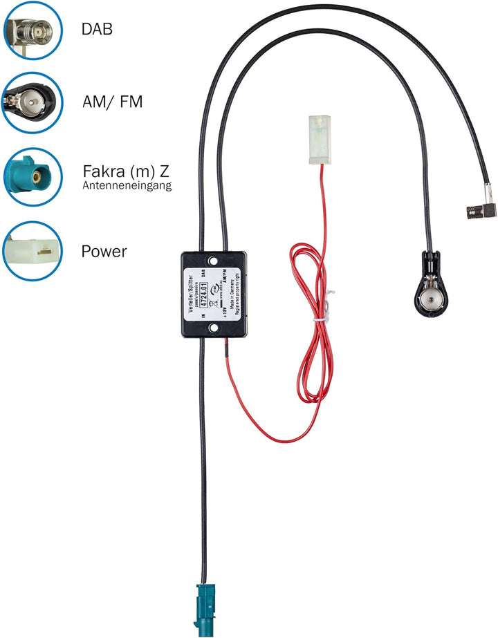 ATTB 4724.01 Weiche (AM, FM, DAB, DAB+), Antennentechnik Bad Blankenburg, Rundfunkverteiler für Fahr