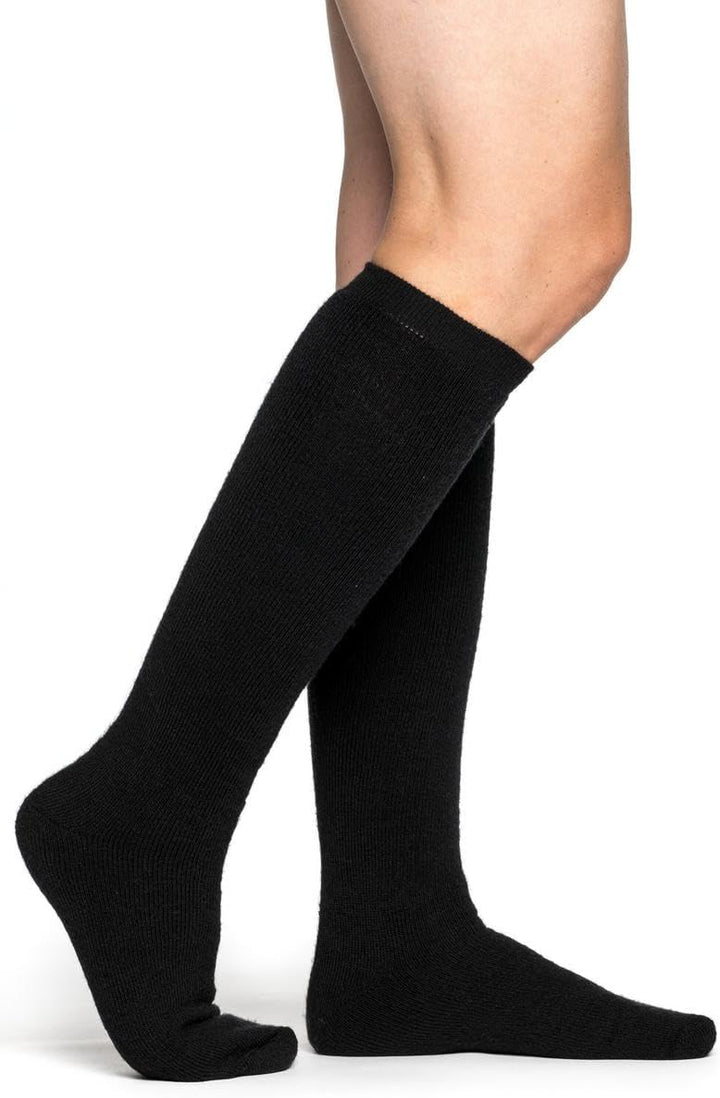 Woolpower 400 Knee High Socks - Merino Thermo Socken/Strümpfe 36-39 Schwarz, 36-39 Schwarz