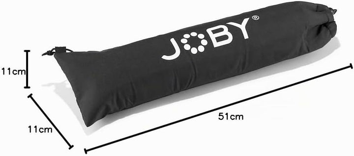 JOBY Compact Action Kit, Kamera-/Smartphone-Stativ mit Kugelkopf, Universal ¼-20" Schnellspanner, Sm