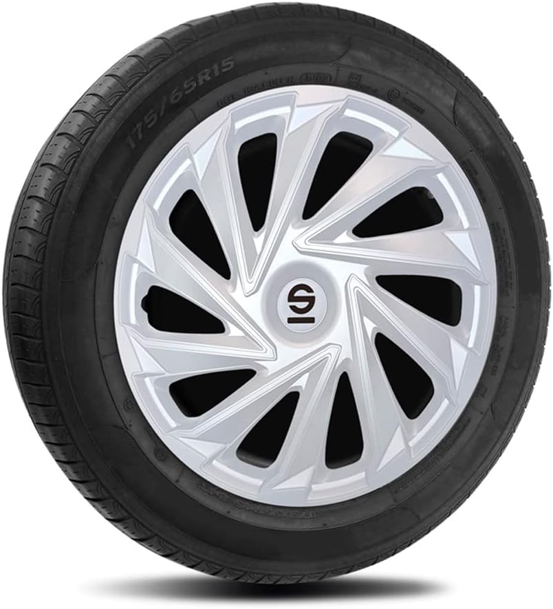 Sparco Radzierblenden Varese - 15-Zoll - Silber - Satz mit 4 Stück