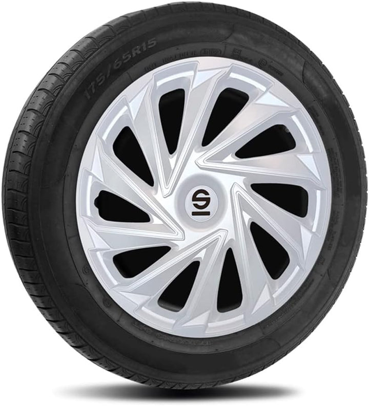 Sparco Radzierblenden Varese - 15-Zoll - Silber - Satz mit 4 Stück