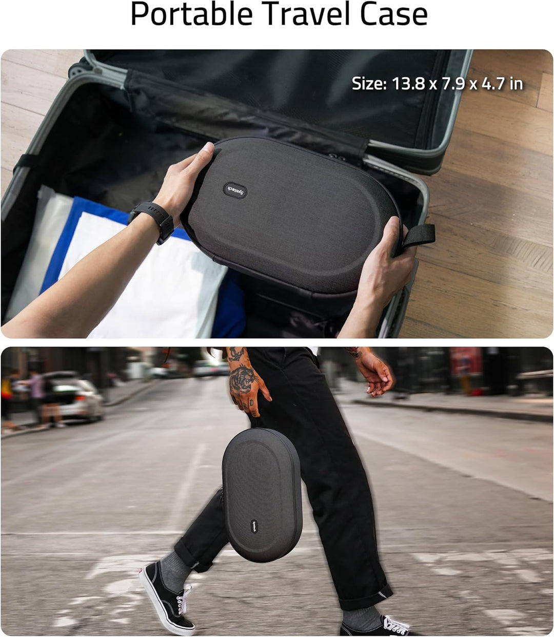 Syntech Tragetasche Kompatibel mit Oculus/Meta Quest 3, Quest 2 Zubehör PICO4/Pro VR Headset mit Eli