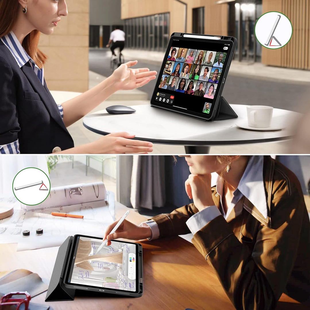 EasyAcc Hülle Kompatibel mit iPad Pro 12.9 Zoll 6./5./4./3 Generation (Modell 2022/2021/2020/2018) m