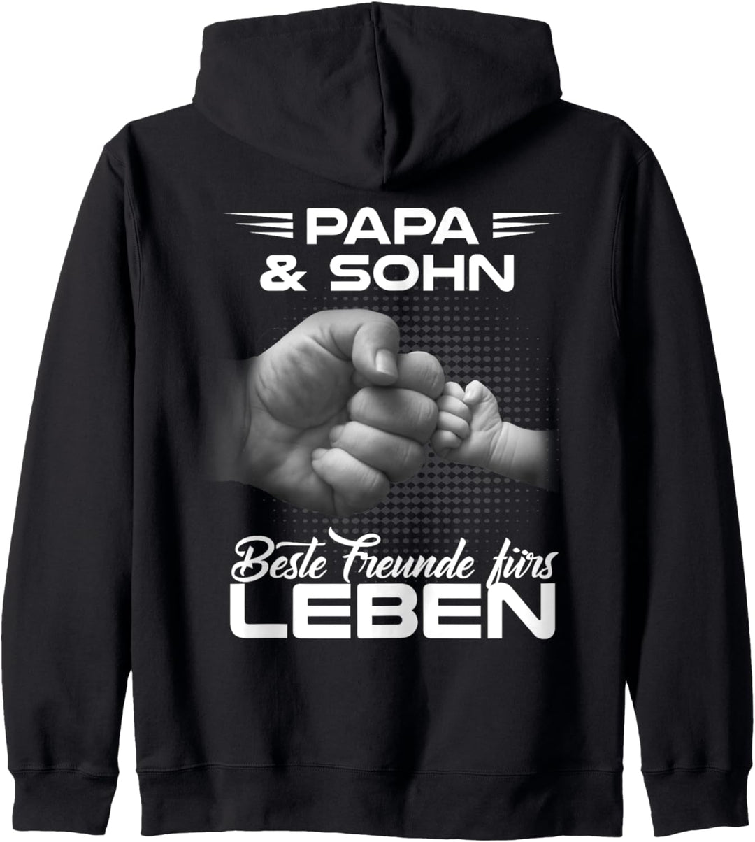 Papa & Sohn Beste Freunde Fürs Leben Vatertag Partnerlook Kapuzenjacke