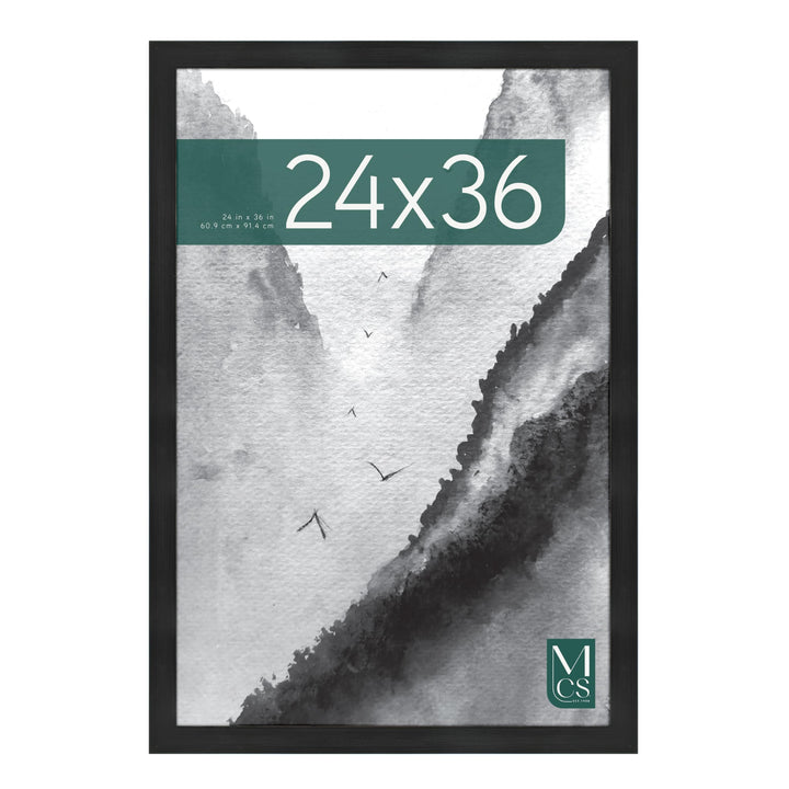 MCS Museum Posterrahmen, 61 x 91,5 cm, Onyx, 24 x 36 in Onyx-Holzmaserung 24 x 36 in, Onyx-Holzmaser