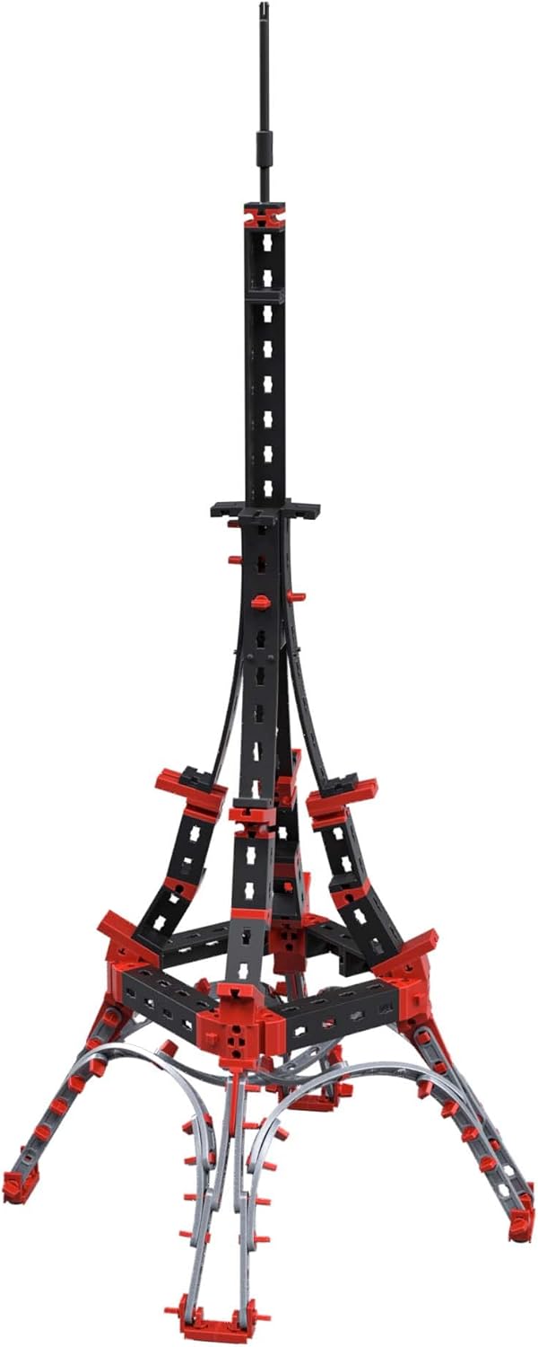 fischertechnik 564071 PROFI Statics-der Architektur Baukasten für Statik Grundlagen, Schwarz, 32 x 8