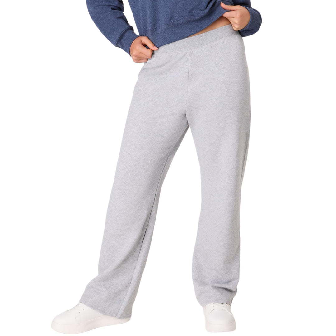 Hanes Damen EcoSmart Sweatpants mit offenem Bein, Fleece, Normale und zierliche Grössen erhältlich O
