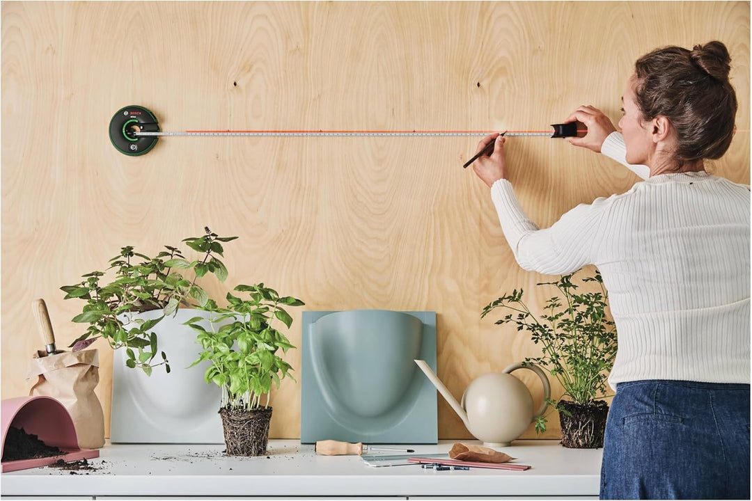 Bosch All-in-One-Linienlaser Atino der 2. Gen. mit abnehmbarem & feststellbarem Massband (horizontal