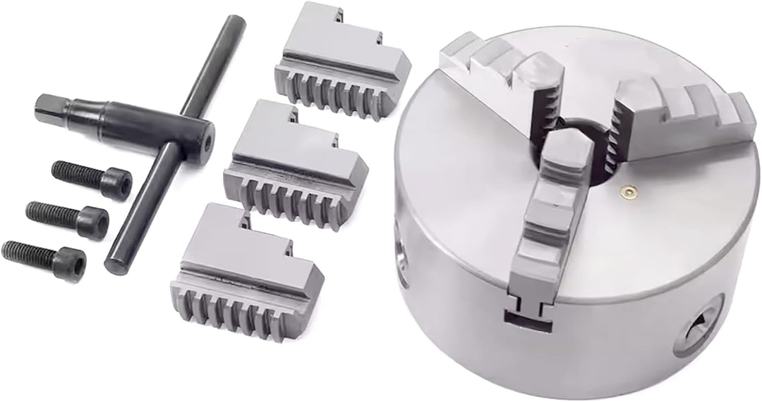 RATTMMOTOR 4 Backenfutter 80mm Dreibackenfutter,K12-80 80mm Drehbankfutter mit selbstzentrierendem G