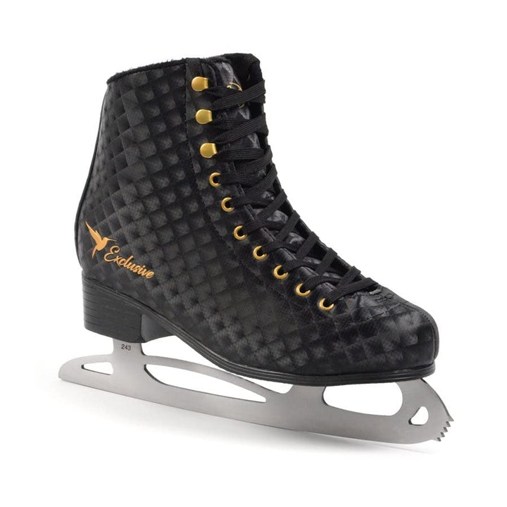 MADIVO SMJ Exclusive Damen Schlittschuhe Eiskunstlauf Eislaufschuhe Klassische Eislauf Schwarz | Grö