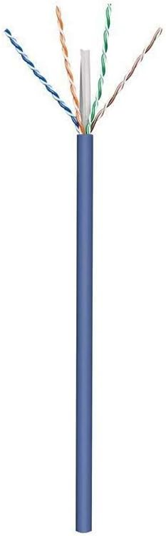 Goobay 96092 CAT 6a Netzwerkkabel, U/UTP, Blau, 50m Kabellänge, Cable Reel