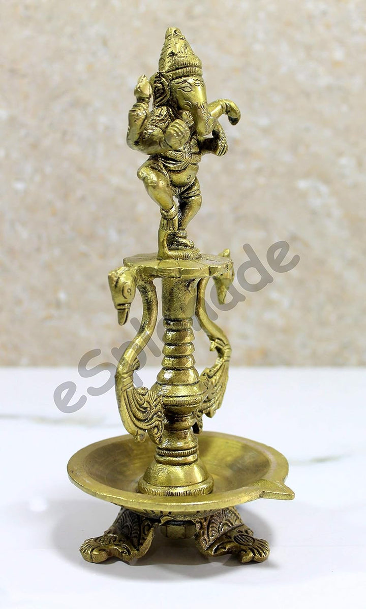 ESPLANADE - Messing Diya | Öllampe | Wohnkultur | Messing Diya | Messing Deepam | Messing Lampen | K