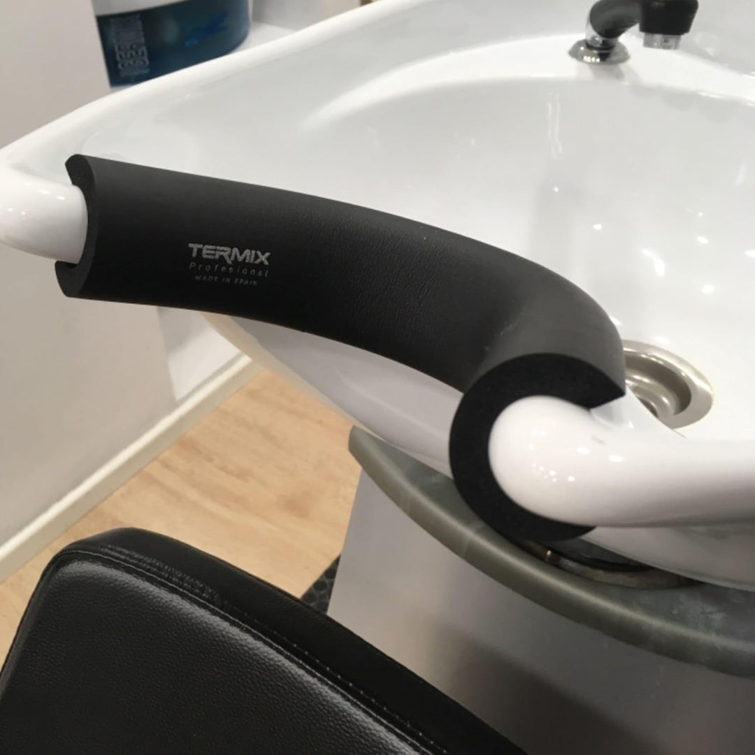 Termix professioneller, schwarzer Halsadapter. Kissen zur Erhöhung des Komforts beim Waschen der Haa