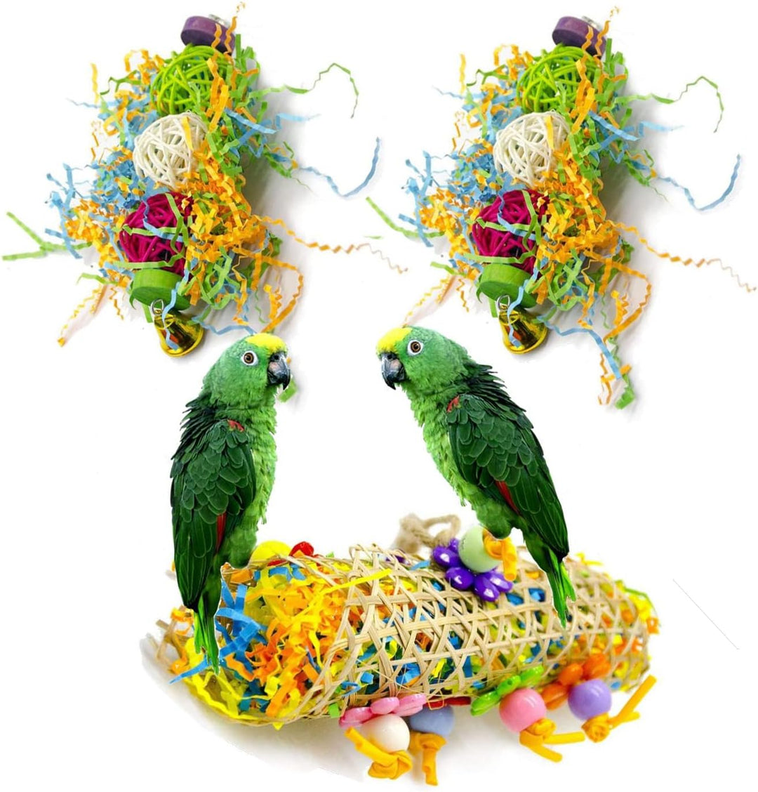 通用 IZF6 Wooden bird toy Parrot gnawing supplies, Acrylic