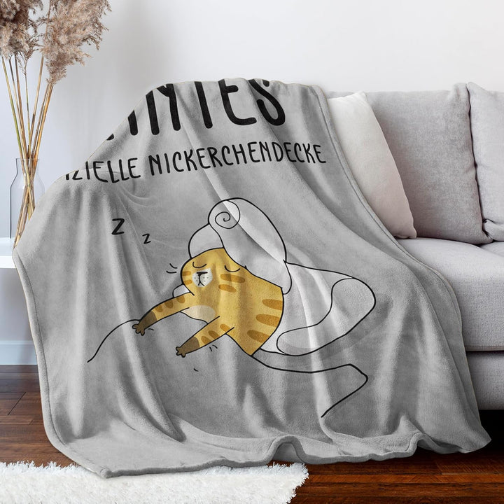 Tante Geschenk, Personalisierte Decke Geburtstagsgeschenk für Tante, Kuscheldecke Flauschige An Mein