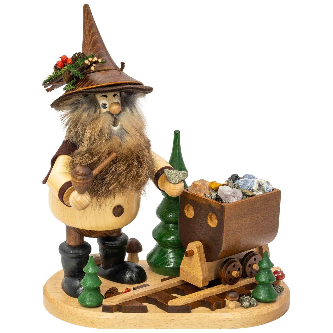 DWU | Räuchermännchen Räuchermann aus dem Erzgebirge | Weihnachten Weihnachtsdeko Handwerkskunst | E