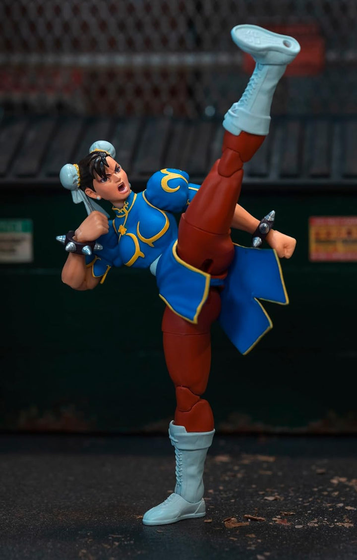 Jada Toys Street Fighter Figur Chun-LI (15 cm) - bewegliche Sammel- und Actionfigur aus Street Fight