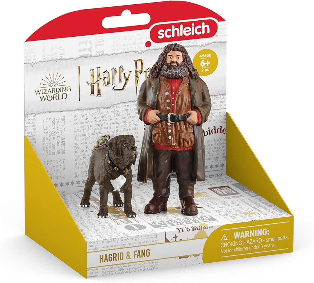 schleich 42638 Hagrid &amp; Fang, ab 6 Jahren, Harry Potter - Spielfigur, 8 x 11,5 x 13 cm, Mehrfarbig/M