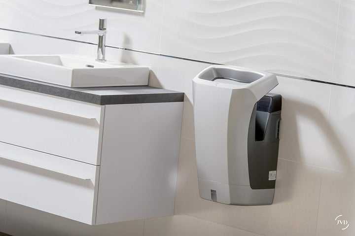 JVD - Sèche-Mains - Sèche-Mains automatique JVD Collection STELL'AIR air pulsé Blanc