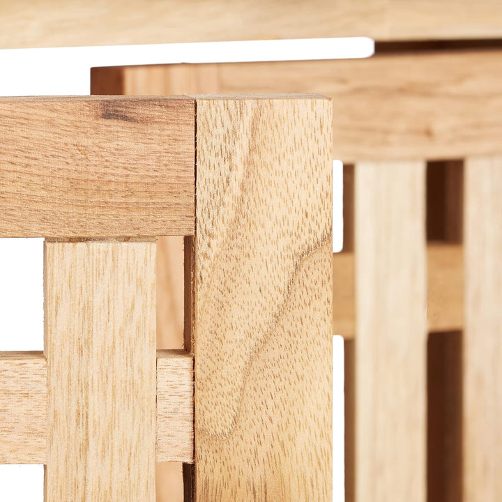 Relaxdays Waschbeckenunterschrank stehend, kleiner Unterschrank aus Walnuss, Badschrank mit Siphon-A