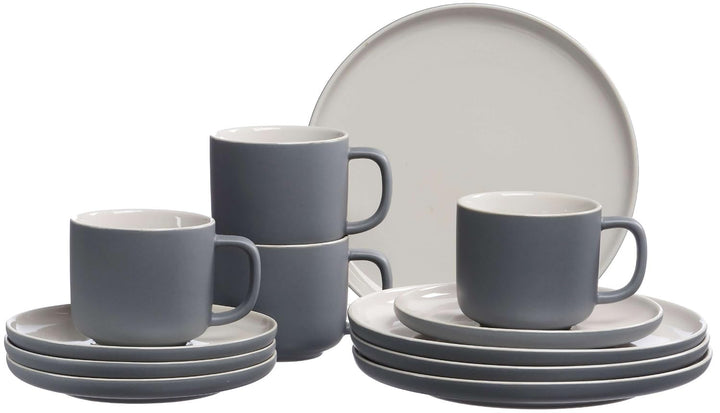 Ritzenhoff &amp; Breker Kaffeeservice Jasper, 12-teilig Grau (0407648-69a6813c), Grau (0407648-69a6813c)