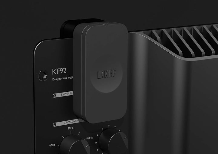 KEF KW1 Kabelloses Subwoofer Adapter Kit Schwarz | Passend zu Kube8b, Kube10b, Kube12b, KF92| Funküb