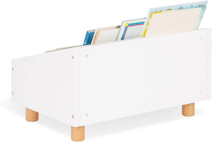 PINOLINO Regal Ando – Bücherregal Kinder 2 Fächer, weisses Kinderbücherregal fürs Kinderzimmer, Kind