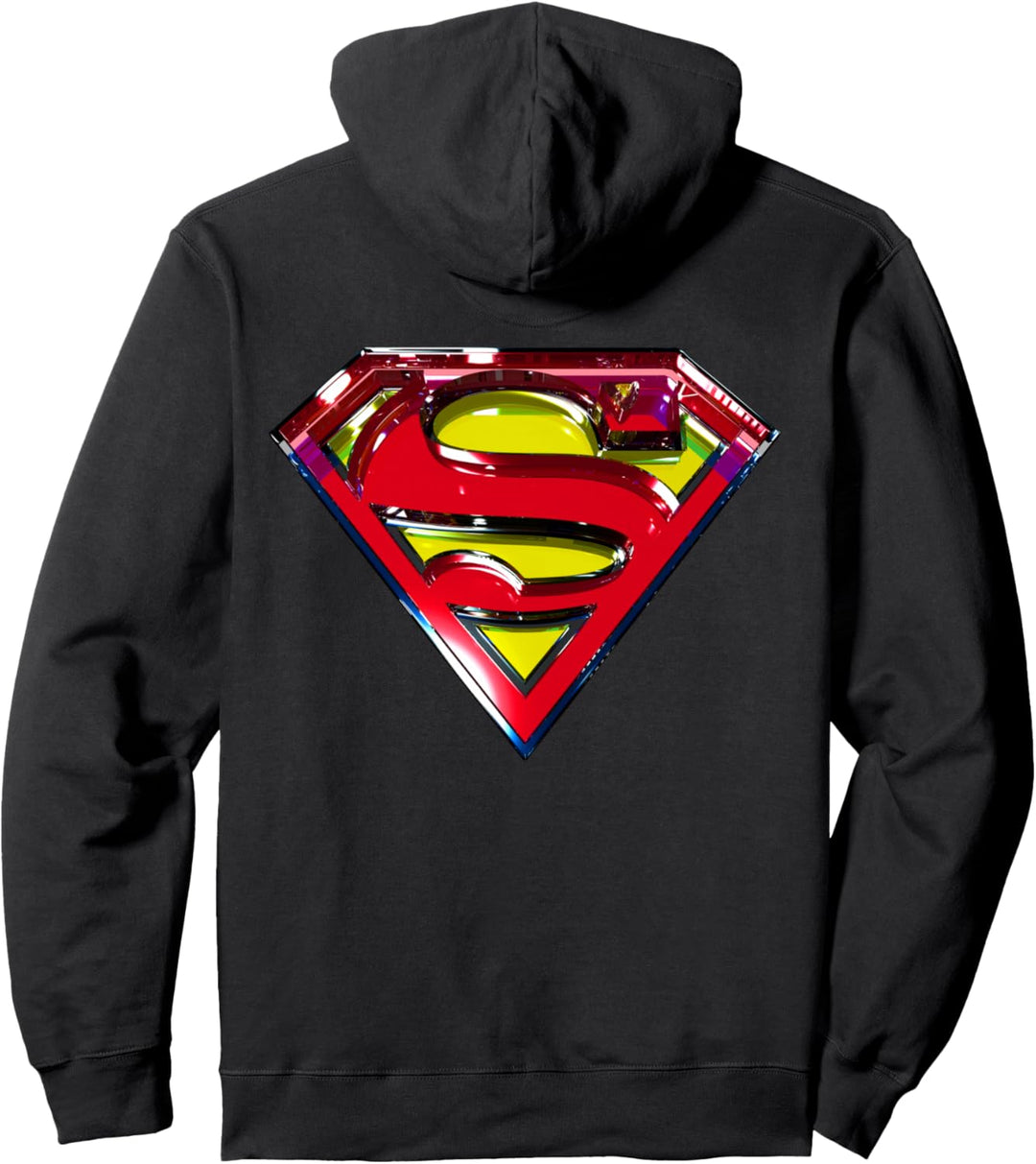 DC Superman Logo Glas Pullover Hoodie