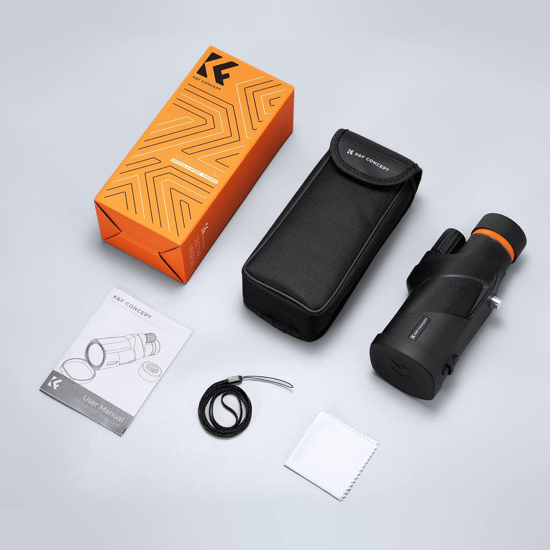 K&amp;F Concept Monokular Teleskop IP68 Wasserdicht 12x50 HD Handy Fernrohr Mit Arca-Schnittstelle für V