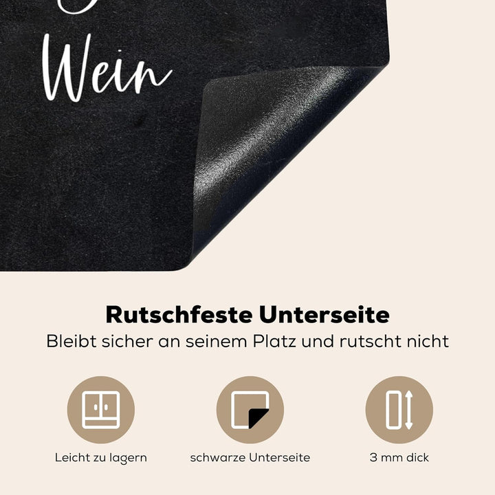 Herdabdeckplatte Einteilig Herdabdeckung Abdeckplatte für Ceranfeld Abdeckung Induktionskochfeld Auf