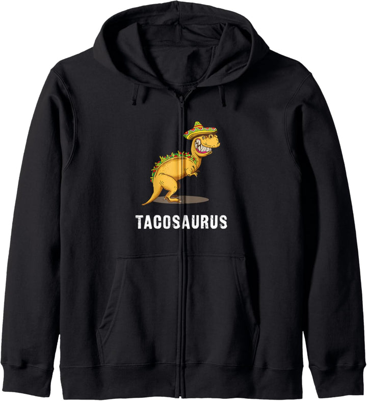 Lustiger Tacoaurus T-Rex und Taco Kapuzenjacke