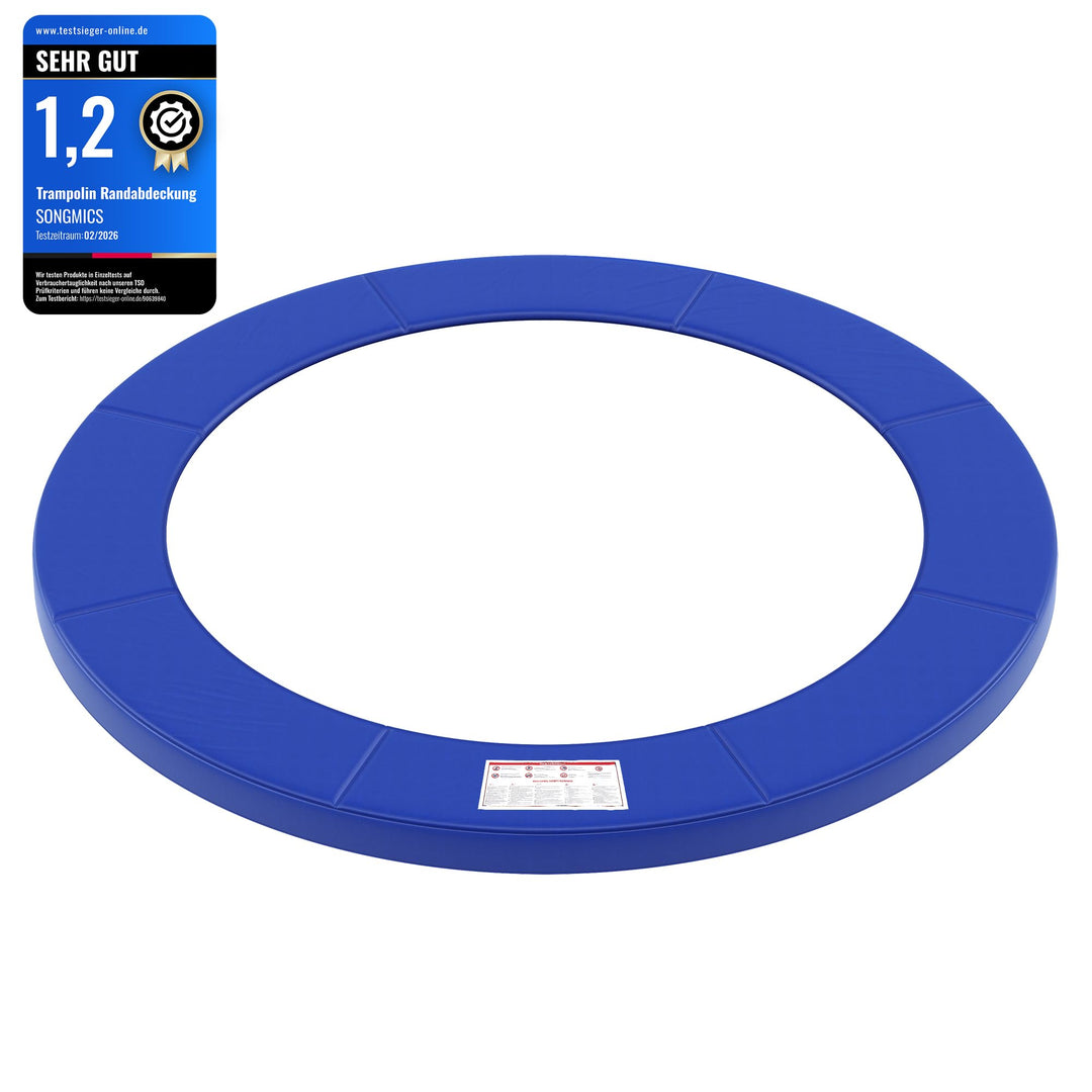 SONGMICS Trampolin Randabdeckung, Ø 183 244 305 366 427 cm, Federabdeckung, Randschutz, Sicherheitsm