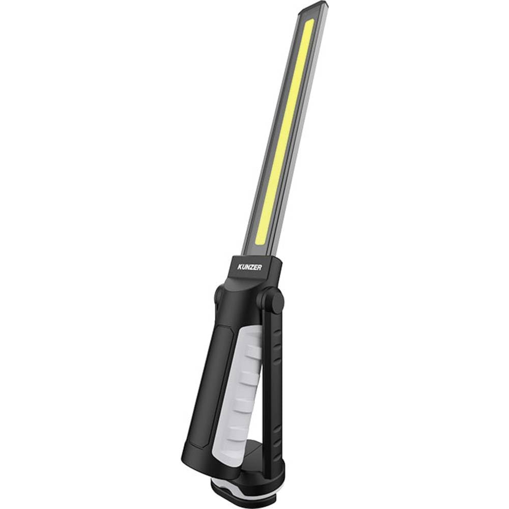 KUNZER PL-011.2 Arbeitslampe im Alu-ABS-Gehäuse - Werkstatt-Taschen-Leuchte mit 20-300lm Lichtstärke