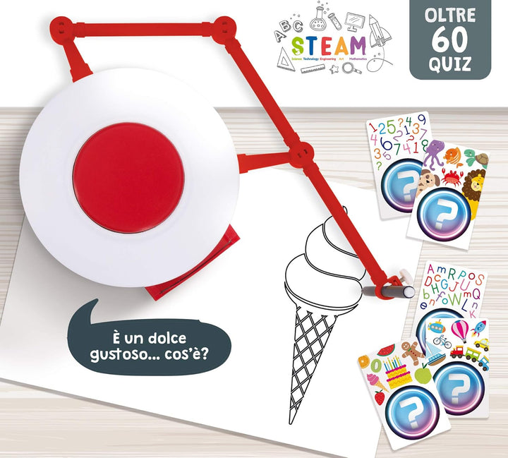 Liscianigiochi 95018 Roboter Step Gesichtsschutz, Nicht zutreffend, M