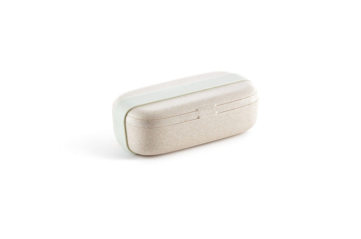 Lékué Lunchbox Individual to Go Organic, Beige, 500 ml Einzelzimmer Beige, Einzelzimmer Beige
