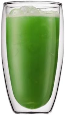 Bodum 4558-10-12 Pavina Gläser 6-er-Set 0.25 l doppelwandig, Transparent, 6 Stück (1er Pack), 6 0,25