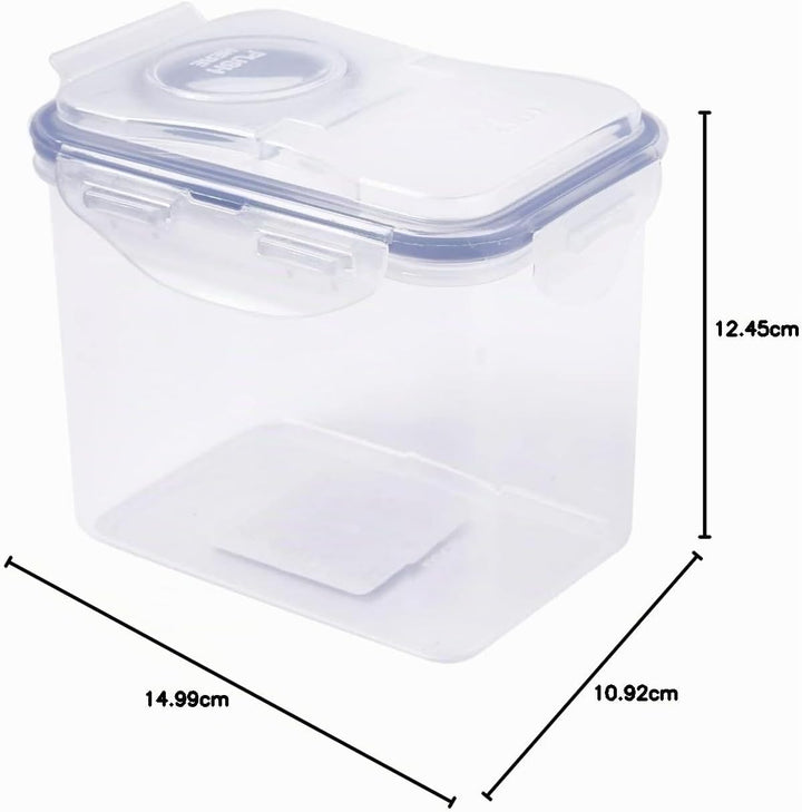 LocknLock PP Classic Schüttdose 1L | 15,1 x 10,8 x 12,4 cm | 100% Luftdichte Aufbewahrungsbox | Lebe